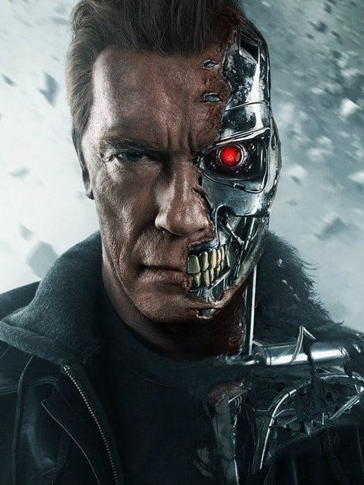 Schwarzenegger trong phim The Terminator (1984)