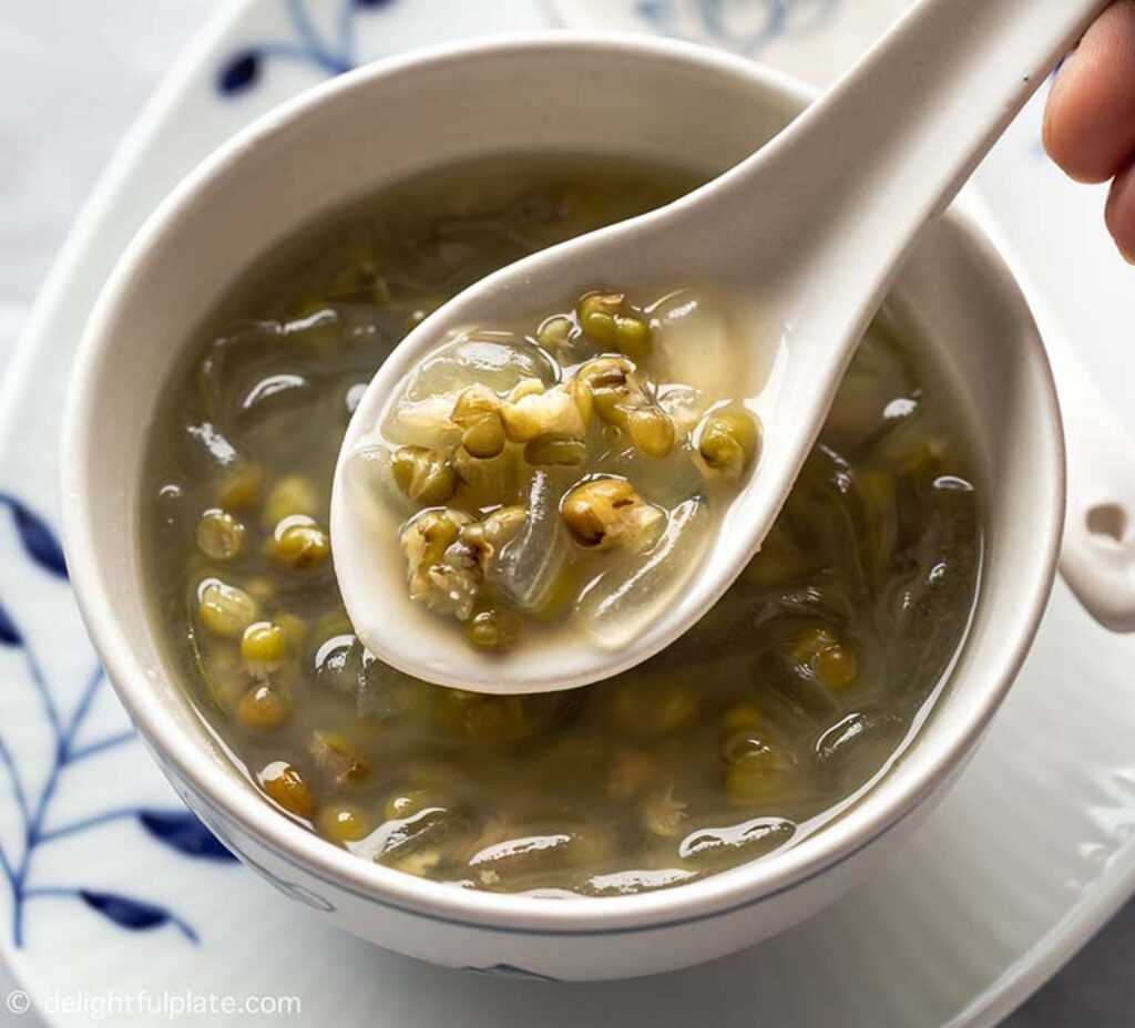 chè yến mạch đậu xanh